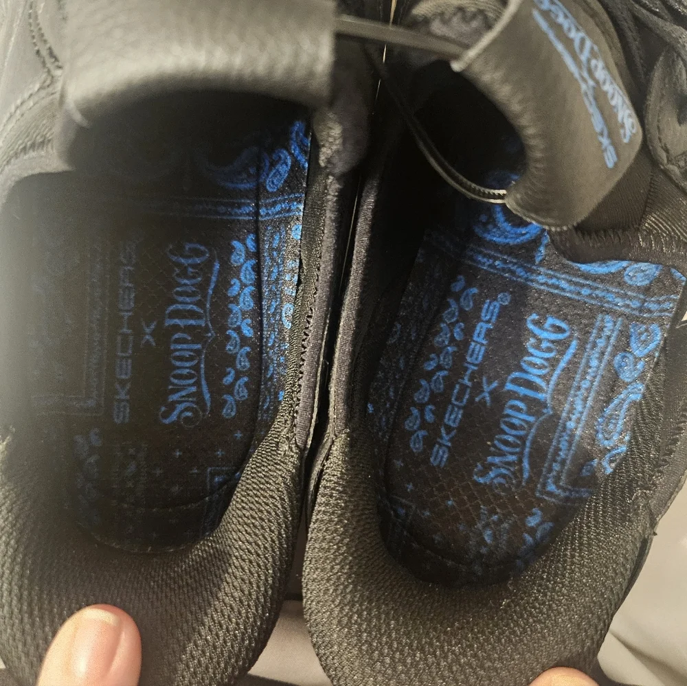 Skechers Snoop Dogg‎ Snoop One Mens Fashion Sneakers in Black White - 10.5 US